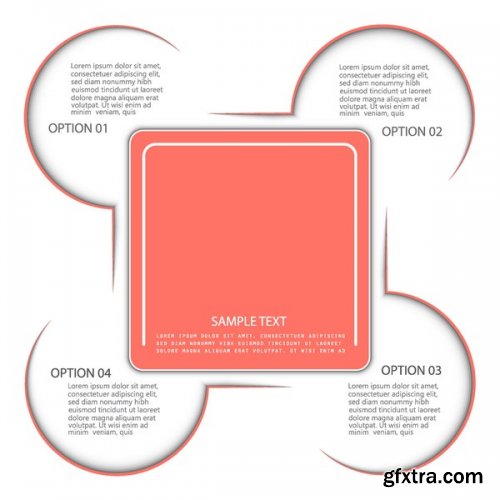 Stock Vectors - Template for your presentation, 25xEps