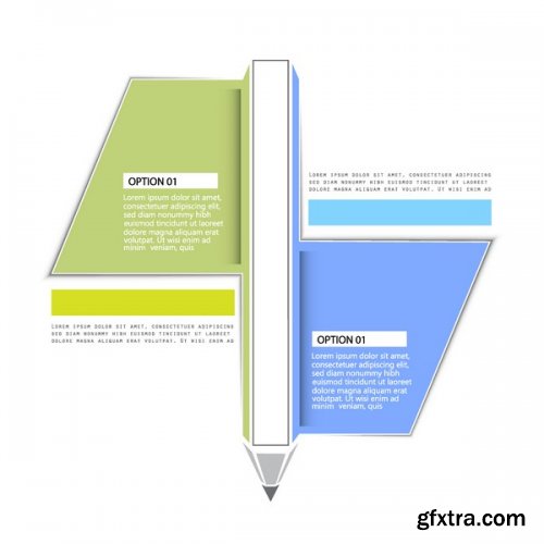 Stock Vectors - Template for your presentation, 25xEps