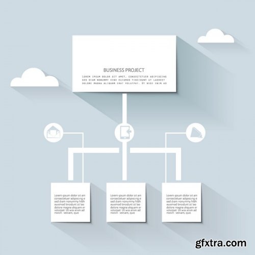 Stock Vectors - Template for your presentation, 25xEps