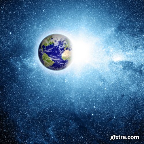 Stock Photos - Planet Earth in Space, 25xJpg