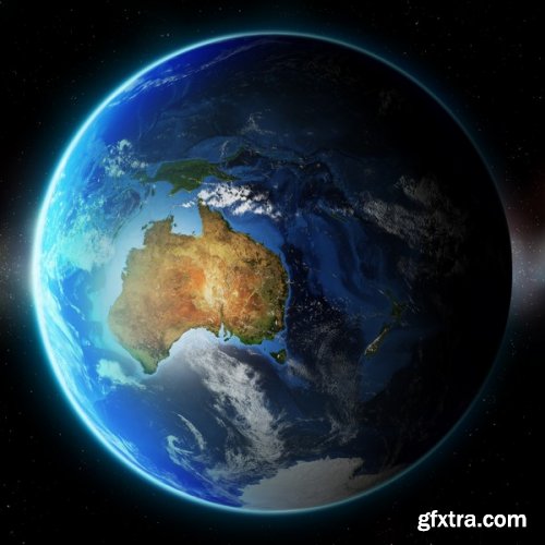 Stock Photos - Planet Earth in Space, 25xJpg