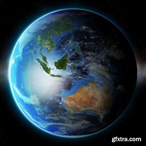 Stock Photos - Planet Earth in Space, 25xJpg