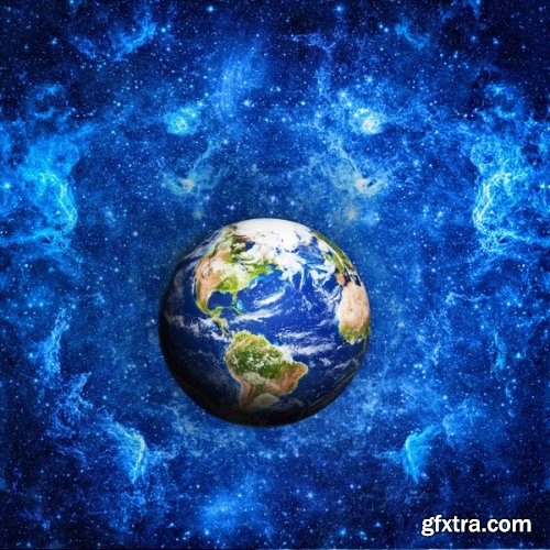 Stock Photos - Planet Earth in Space, 25xJpg