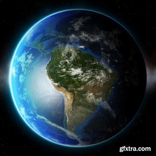 Stock Photos - Planet Earth in Space, 25xJpg