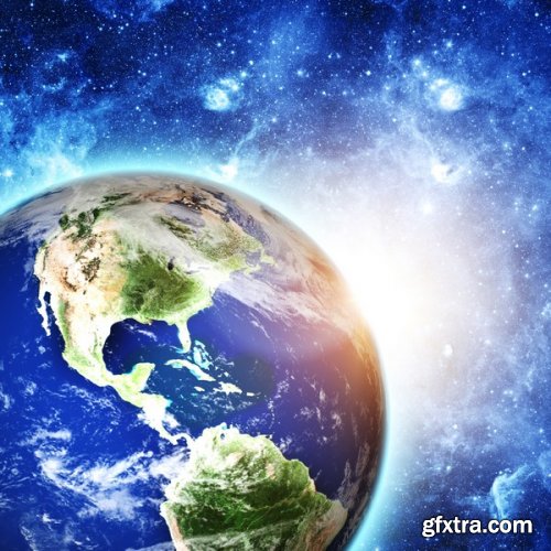 Stock Photos - Planet Earth in Space, 25xJpg