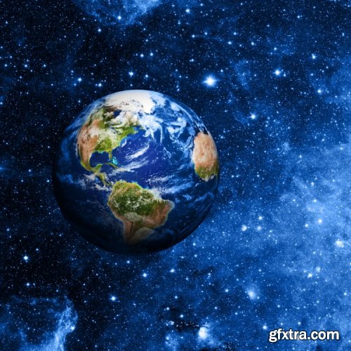 Stock Photos - Planet Earth in Space, 25xJpg