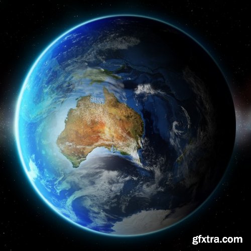 Stock Photos - Planet Earth in Space, 25xJpg