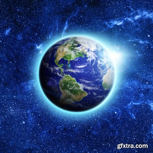 Stock Photos - Planet Earth in Space, 25xJpg