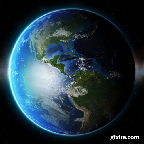 Stock Photos - Planet Earth in Space, 25xJpg