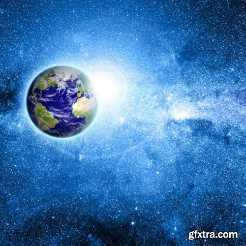 Stock Photos - Planet Earth in Space, 25xJpg