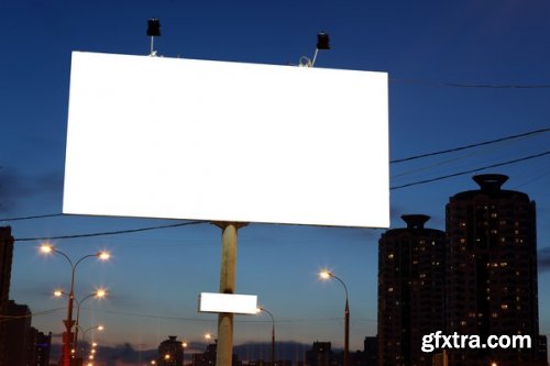 Blank outdoor billboard, 25xJpg