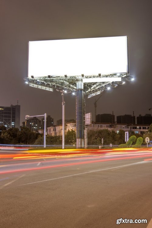 Blank outdoor billboard, 25xJpg