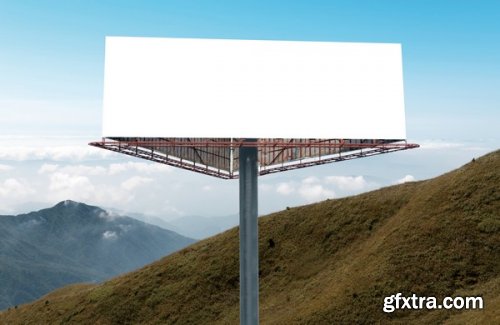 Blank outdoor billboard, 25xJpg