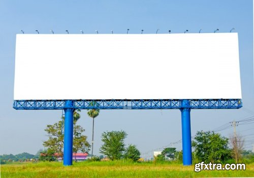 Blank outdoor billboard, 25xJpg