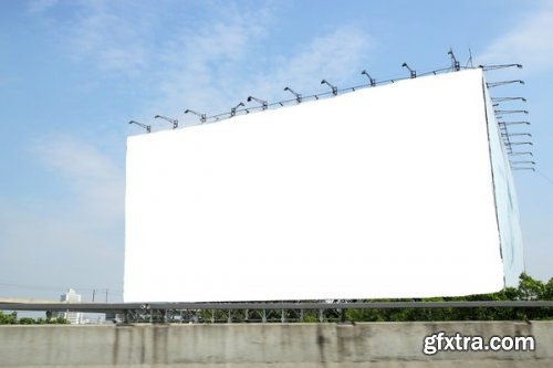 Blank outdoor billboard, 25xJpg