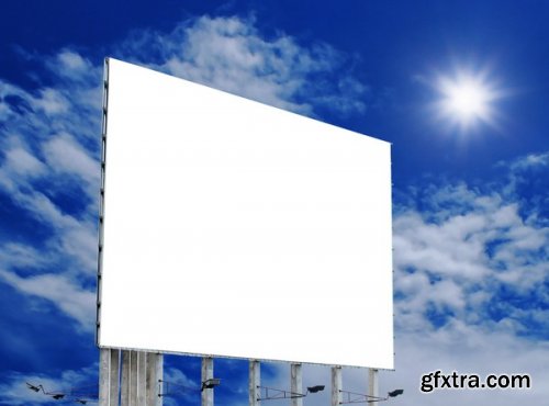 Blank outdoor billboard, 25xJpg