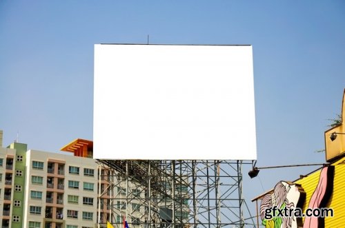 Blank outdoor billboard, 25xJpg