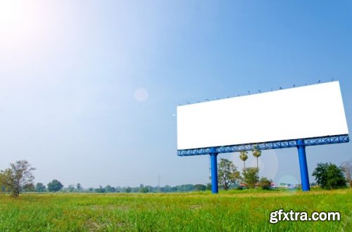 Blank outdoor billboard, 25xJpg