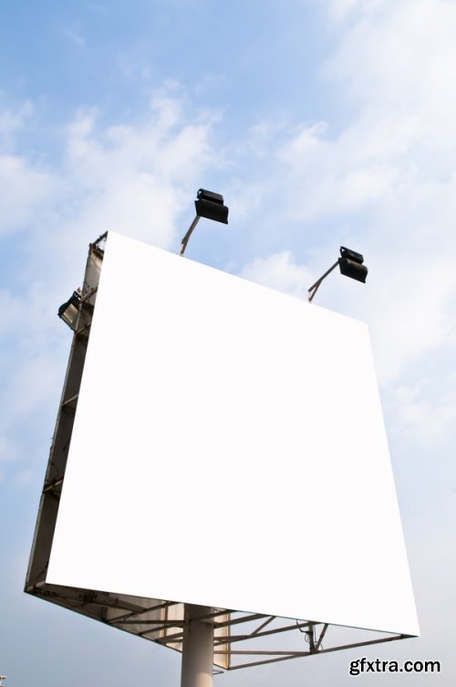 Blank outdoor billboard, 25xJpg