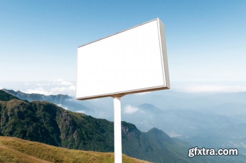 Blank outdoor billboard, 25xJpg