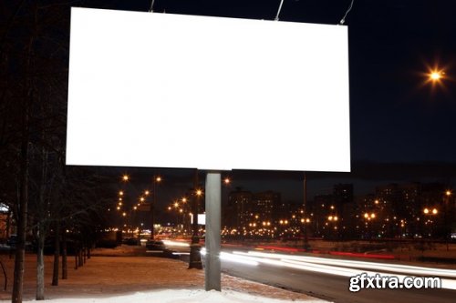 Blank outdoor billboard, 25xJpg