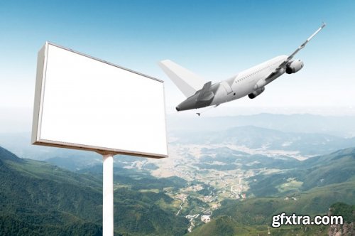 Blank outdoor billboard, 25xJpg