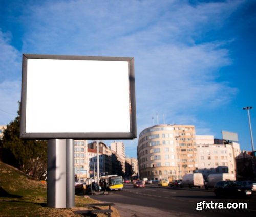 Blank outdoor billboard, 25xJpg