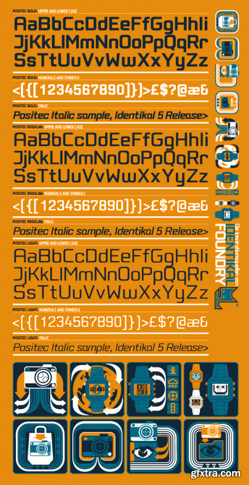 IDENTIKAL FOUNDARY - 68 Commercial Font Families €2499