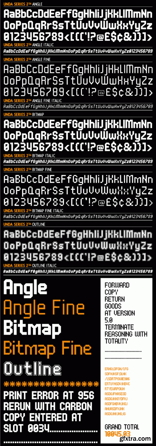 IDENTIKAL FOUNDARY - 68 Commercial Font Families €2499