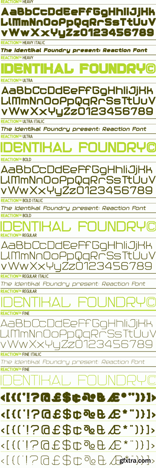 IDENTIKAL FOUNDARY - 68 Commercial Font Families €2499