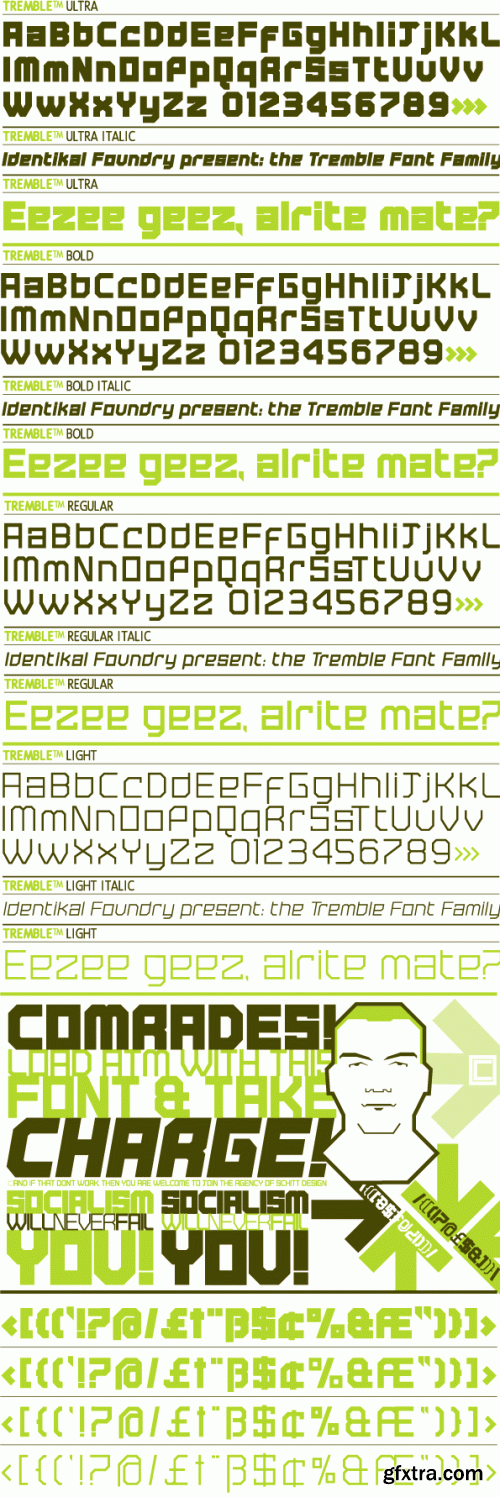 IDENTIKAL FOUNDARY - 68 Commercial Font Families €2499