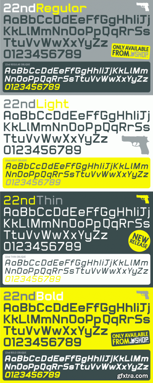 IDENTIKAL FOUNDARY - 68 Commercial Font Families €2499