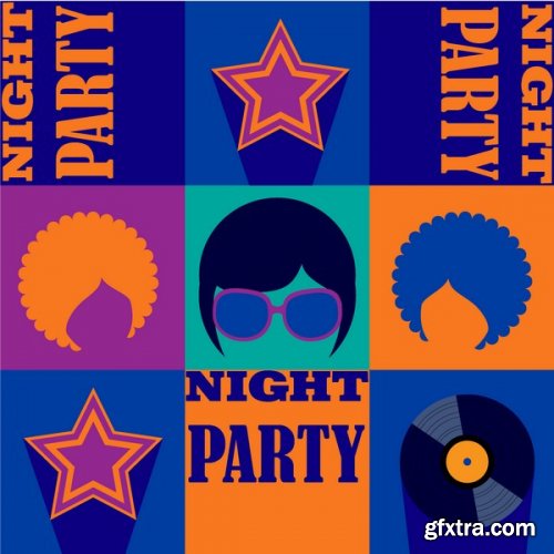 Shutterstock - Disco Party, 25xEps