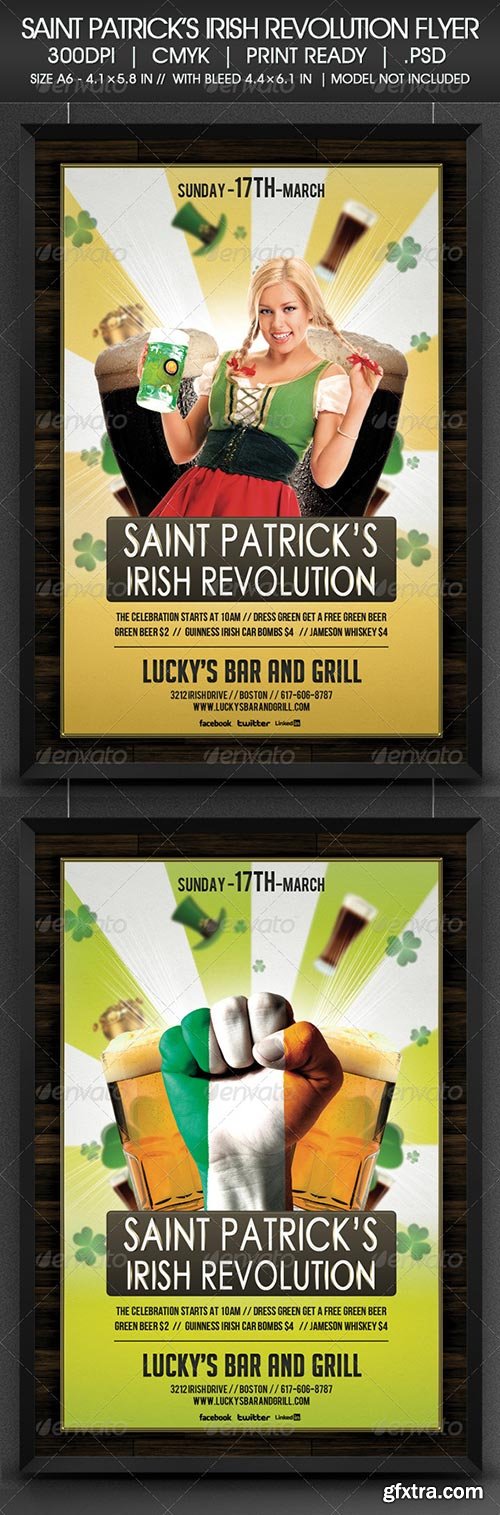 GraphicRiver - Saint Patrick's Irish Revolution Flyer