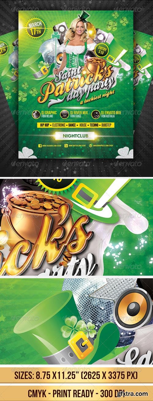 GraphicRiver - St Patricks Flyer Template