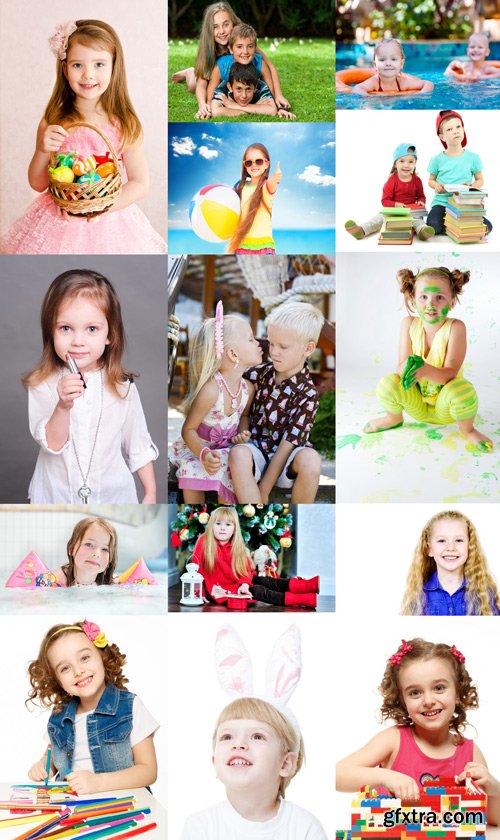 Shutterstock - Happy children 2, 25xJpg