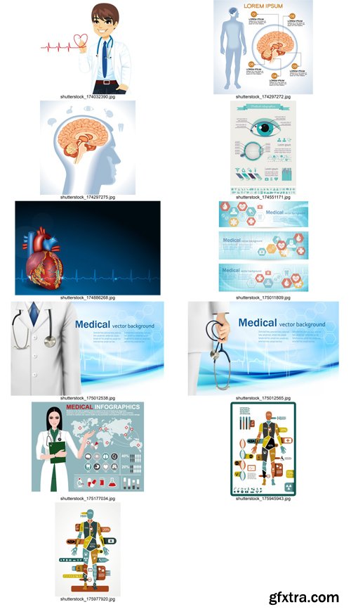 Medical Infographic, 25xEps