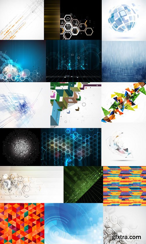 Collection of Vector Abstract Backgrounds Vol.78, 25xEPS