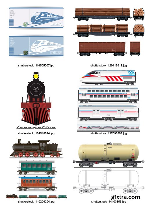 Amazing SS - Railroad Transport, 25xEPS