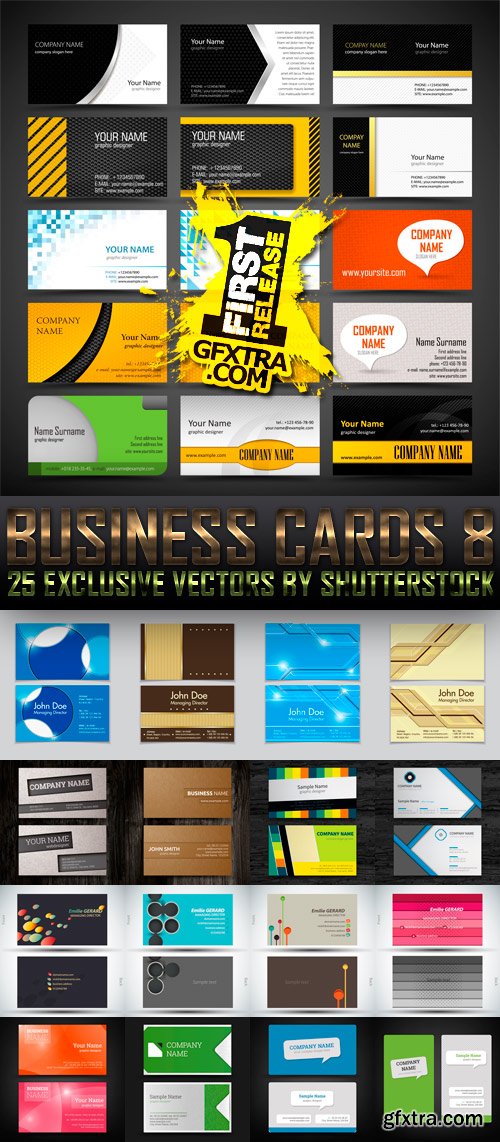 Amazing SS - Business Cards 8, 25xEPS