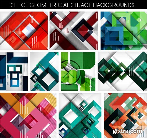 Abstract Backgrounds & Infographics - Mega Collection, 25xEPS