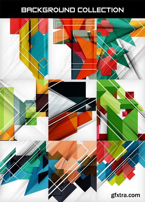 Abstract Backgrounds & Infographics - Mega Collection, 25xEPS