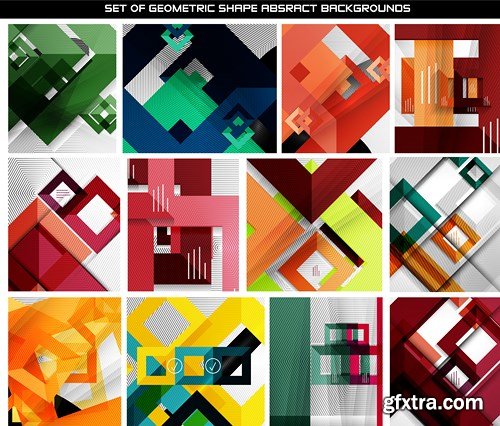 Abstract Backgrounds & Infographics - Mega Collection, 25xEPS