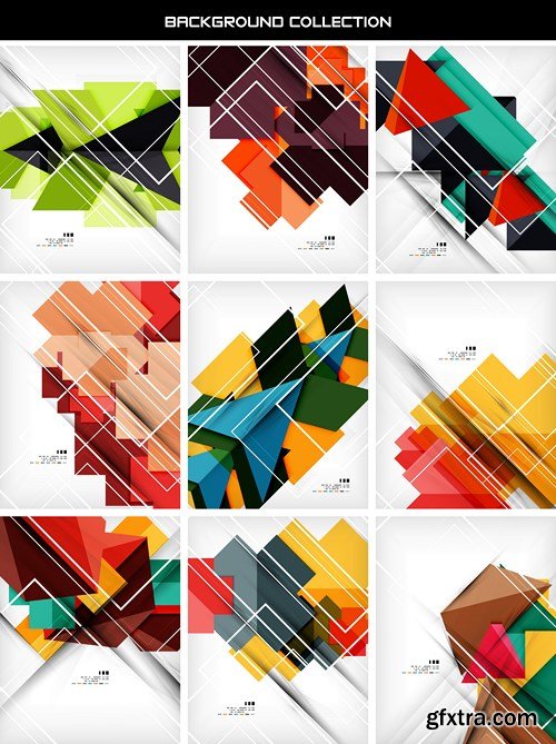 Abstract Backgrounds & Infographics - Mega Collection, 25xEPS