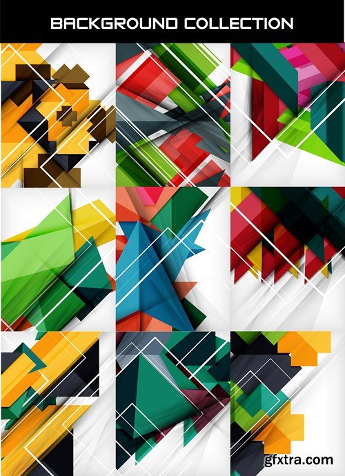 Abstract Backgrounds & Infographics - Mega Collection, 25xEPS