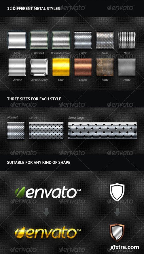 GraphicRiver - Premium Metal Styles Vol. 1