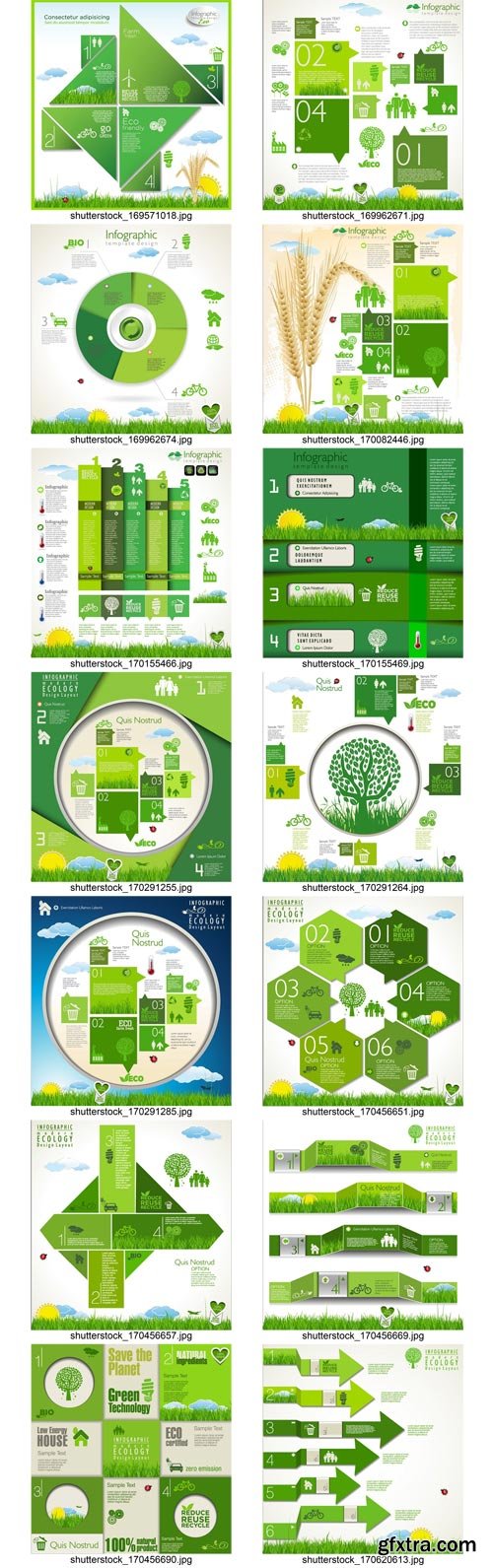 Ecology Infographic, 25xEps