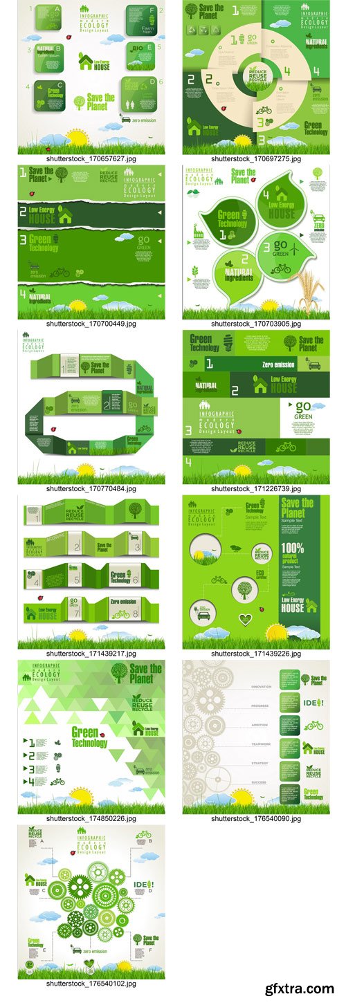 Ecology Infographic, 25xEps