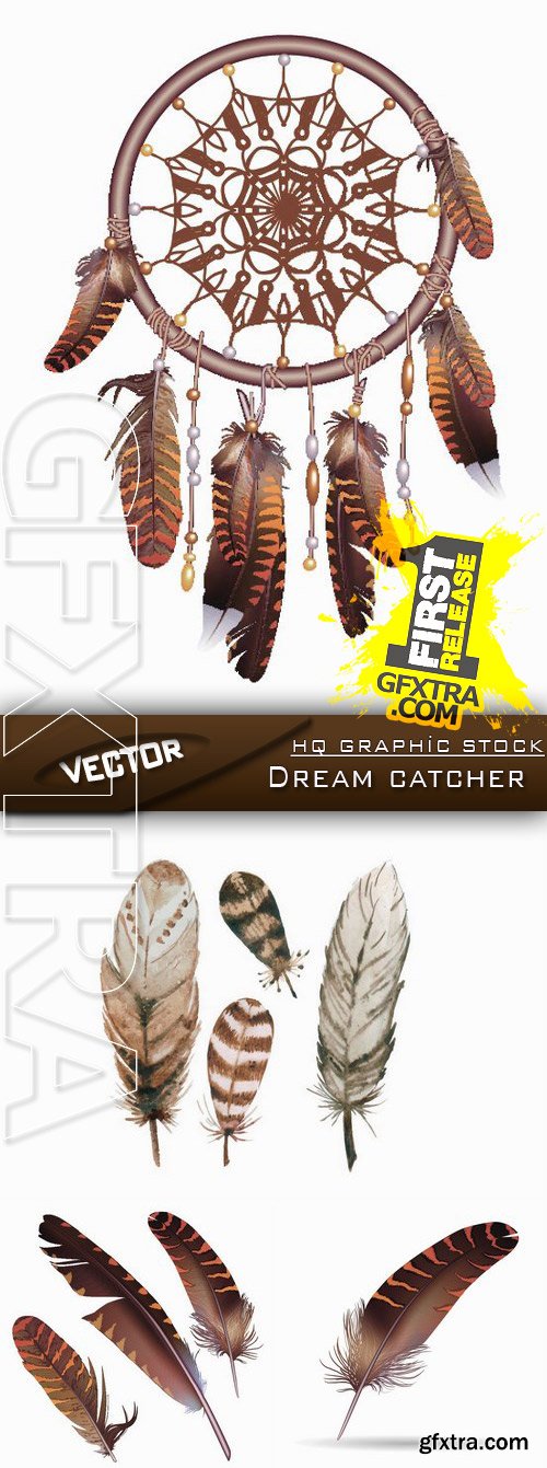 Stock Vector - Dream catcher