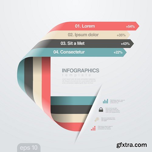 Collection of infographics vol.75, 25xEPS